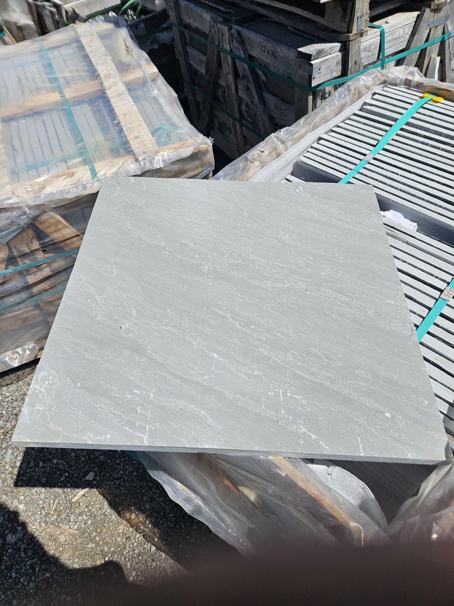 Urban grey flagstone